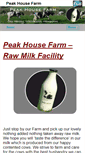 Mobile Screenshot of peakhousefarm.co.uk