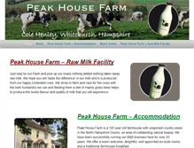 Tablet Screenshot of peakhousefarm.co.uk
